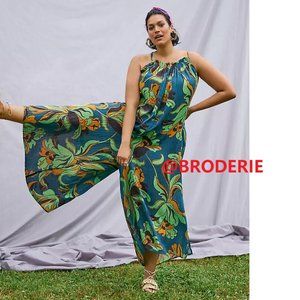 Anthropologie Summer Breeze Wide-Leg Jumpsuit
